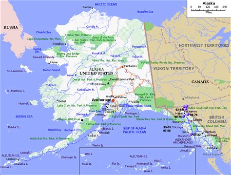 alaska map travelsfinderscom