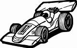 Coloring Car Race Formula Wecoloringpage sketch template