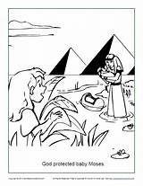 Moses Protected Pharaoh Activity sketch template