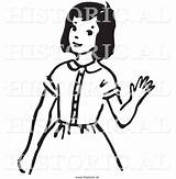 Waving Clipart Girl Drawing Hello Sister Smile Standing Al Clip Picsburg Sisters Clipartmag Historical Getdrawings sketch template