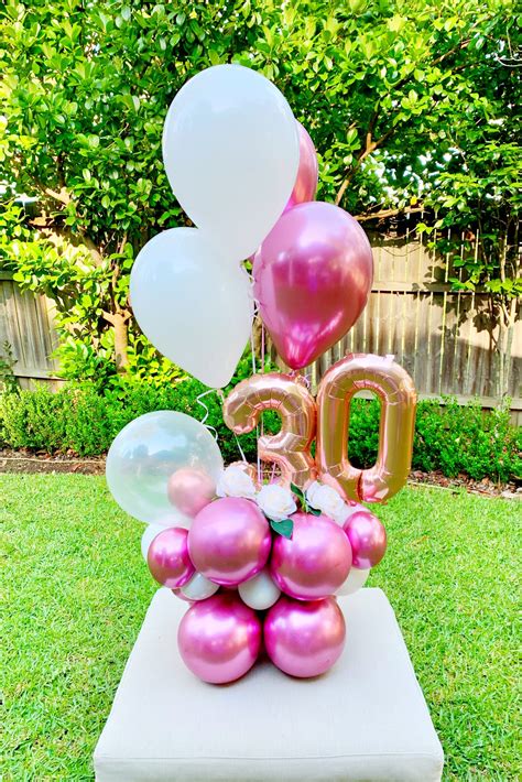 numbered balloon bouquet small rent  party