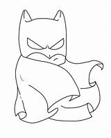 Batman Outline Drawing Coloring Easy Pages Chibi Drawings Clipart Cute Outlines Clip Cartoon Superman Library Clipartix Choose Board sketch template