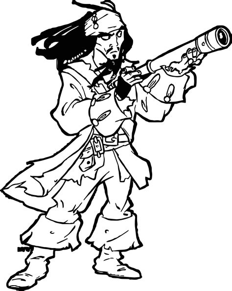 captain jack sparrow coloring pages coloring home