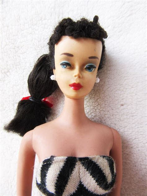number four vintage brunette barbie from onceagainantiques on ruby lane