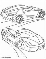 Coloring Cars Nicole Pages March Florian Created Visit sketch template