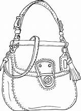 Drawing Purses Behance Cad Getdrawings Handbag sketch template