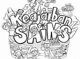 Sains Keajaiban sketch template