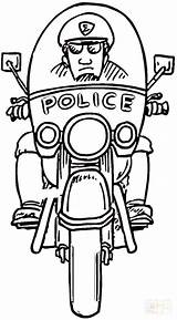Police Coloring Pages Policeman Printable Coloringfolder sketch template