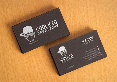 black textured business card design template mockup psd