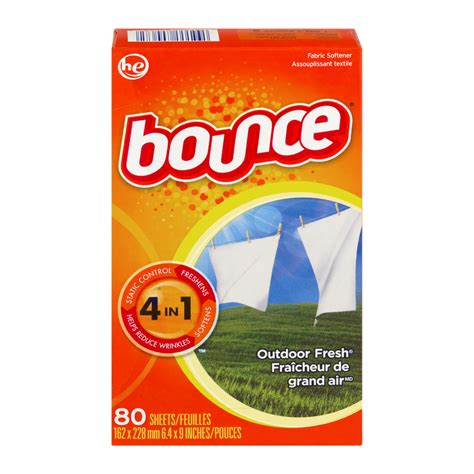 bounce dryer sheets outdoor fresh scent ct garden grocer