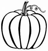Pumpkin Coloring Pages Drawing Halloween Kids Clipart Template Cartoon Printable Squash Color Simple Fall Print Blank Printables Para Pumpkins Seed sketch template