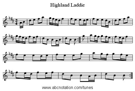 abc highland laddie campin me uk music scottishsessiontunes 0016
