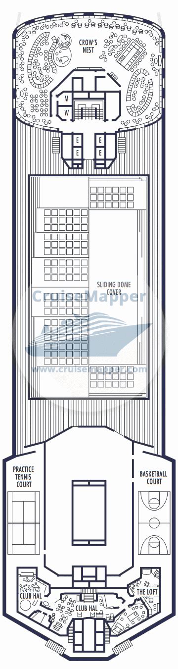 ms veendam deck  plan cruisemapper