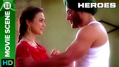 Salman Khan Gets Emotional About Preity Zinta Movie Scene Heroes
