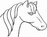 Paarden Paardenhoofd Kleurplaten Paard Knutselen sketch template