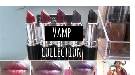 Freedom Pro Lipstick Vamp Collection Review Lip Swatches Youtube