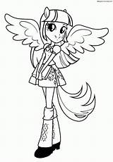 Colorear Equestria Poni Personajes Twilight Sirena Princesa Disegni Ponis Helvania sketch template