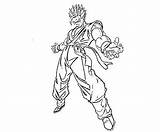 Gohan Coloring Pages Super Action Printable Saiyan Dragon Getcolorings Getdrawings Unique Colorings Ball sketch template