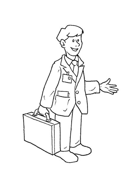 jobs coloring page  coloringkidsorg