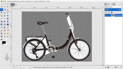 remove  white background   image  gimp