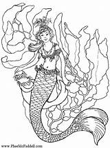 Zeemeermin Mermaids sketch template