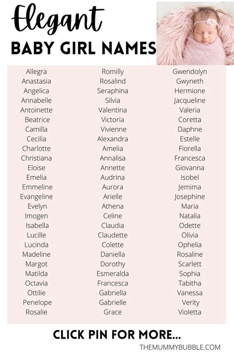 elegant baby girl names baby girl names girl names  meaning
