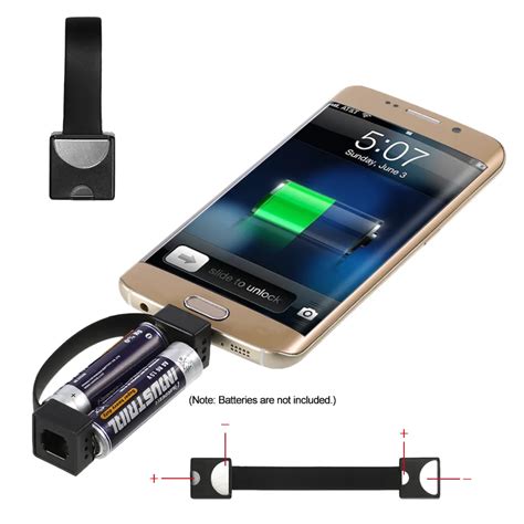 portable mobile phone charger magnetic micro usb emergency charger