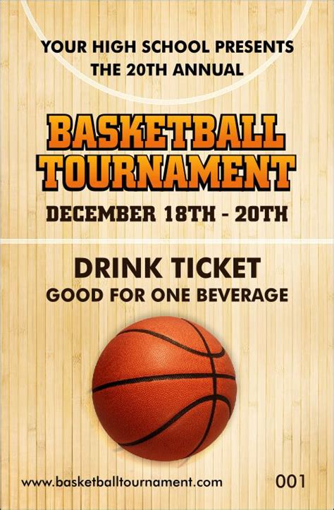 basketball ticket template unique basketball court drink ticket