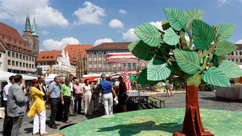 bio erleben genussgarten lockt auf den hauptmarkt nordbayern