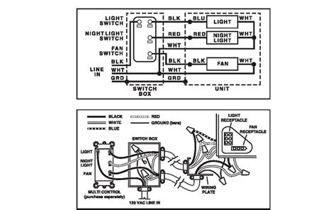 broan exhaust fan wiring diagram