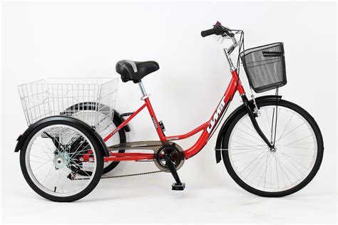 cargo volwassen driewieler fiets   rood nieuwe fiets kopen hh dutch bikes