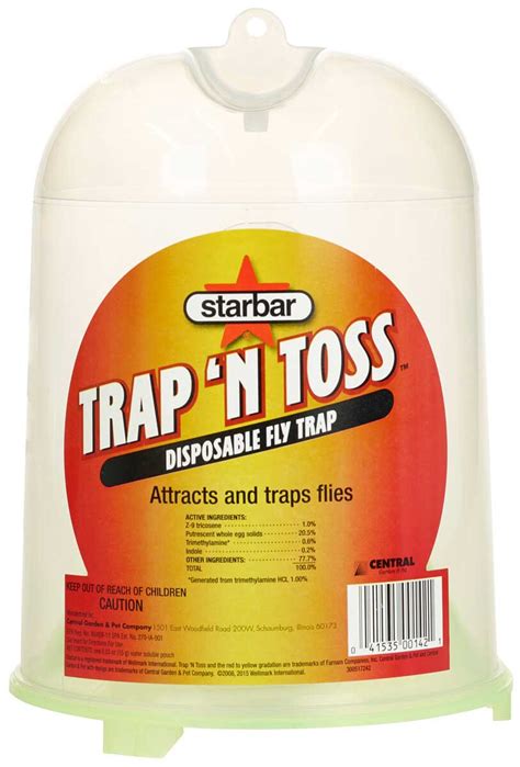 trap  toss disposable fly trap starbar fly traps fly control