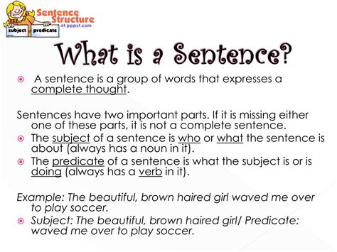 sentence structure powerpoint    id
