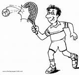 Tennis Disegno Ausmalbild sketch template