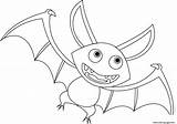 Bat Coloring Halloween Pages Printable Cartoon Print Bats Drawing Preschoolers Supercoloring Book Size Template Categories sketch template