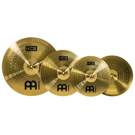 meinl hcs complete cymbal set  hhcrr pack de cymbales
