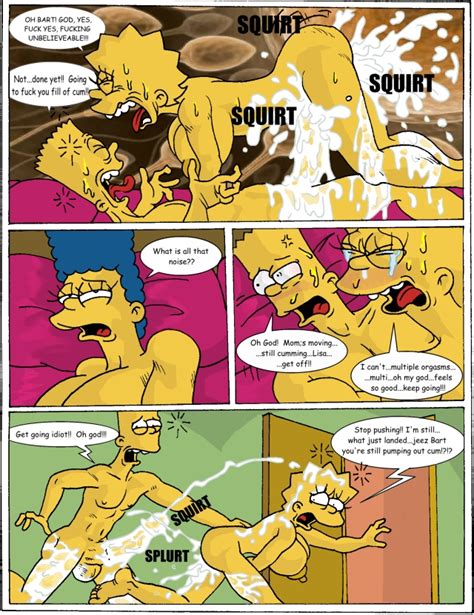 pic207178 bart simpson lisa simpson marge simpson the fear the simpsons comic