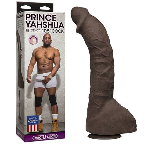 prince yahshua ultraskyn 10 5 inches cock brown dildo