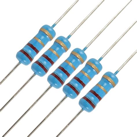 pcs  ohm carbon film resistor   resistance  watt mw