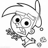 Fairly Oddparents Timmy Turner Vicky Babysitter Xcolorings Nickleodeon 792px sketch template