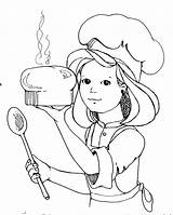 Cooking Clipart Girl Coloring Clip Pages Woman School Kids Cute Family Lds Clipground Mom Mormonshare Artist Easy Girls Mormon sketch template