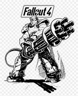 Fallout Vegas Colorare Disegni Colorir Motosega Printable Vectorified Hiclipart sketch template