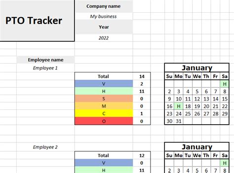 pto tracker excel templates templates superior option buddy