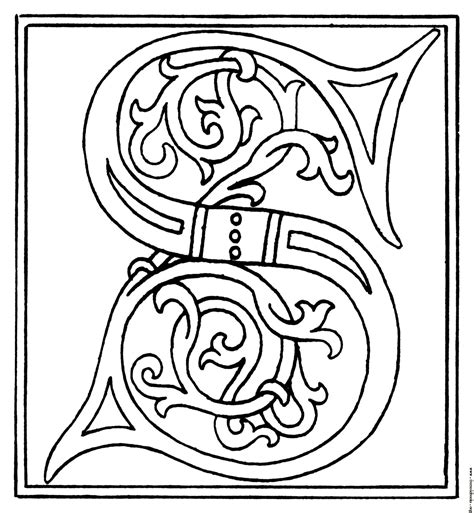 initial coloring page images