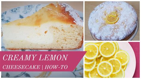 easy lemon cheesecake recipe youtube