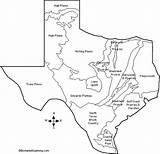 Texas Map Outline Labeled Features Drawing Enchantedlearning Project Clipart Natural Regions States Usa Diversity Library Getdrawings Enchanted sketch template