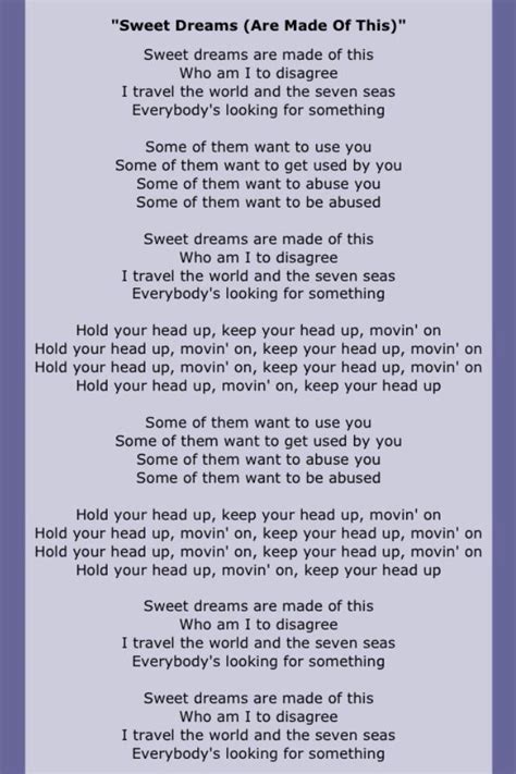 eurythmics great song lyrics favorite lyrics song lyric quotes