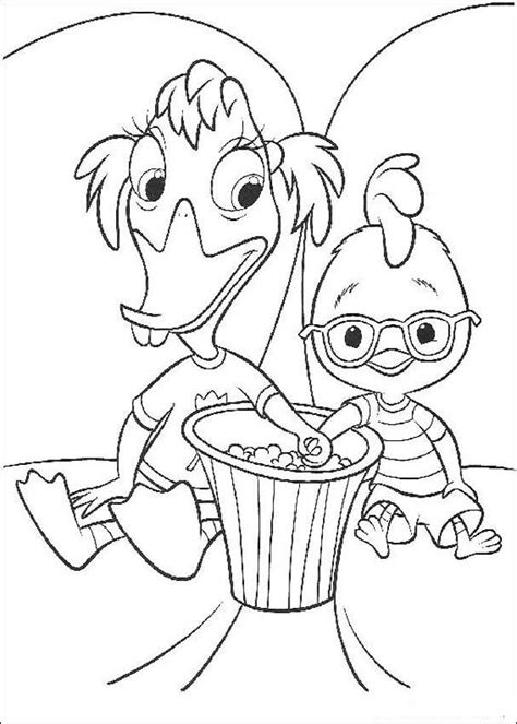 chicken  coloring pages