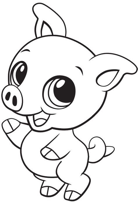 cute pig coloring pages printable pig coloring pages