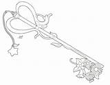 Kairi Keyblade Kingdom sketch template